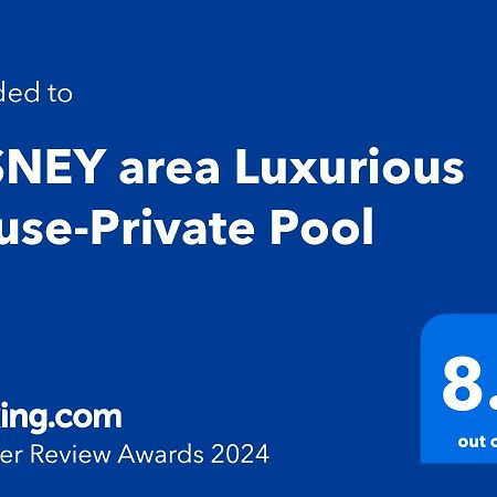 Disney Area Luxurious House-Private Pool Kissimmee Eksteriør bilde